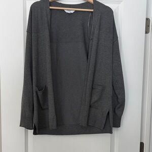 Time and Tru Gray Women's Cardigan